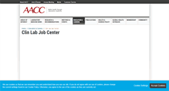 Desktop Screenshot of careercenter.aacc.org