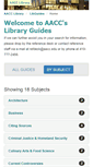 Mobile Screenshot of libguides.aacc.edu